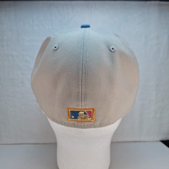 New Era 59Fifty Chicago Cubs Fitted Hat Cap 7 1/4 BEACHFRONT MLB - Picture 4 of 7